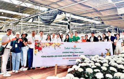 Chương trình “Tham quan vùng nguyên liệu hàng nhãn riêng Co.op Select”